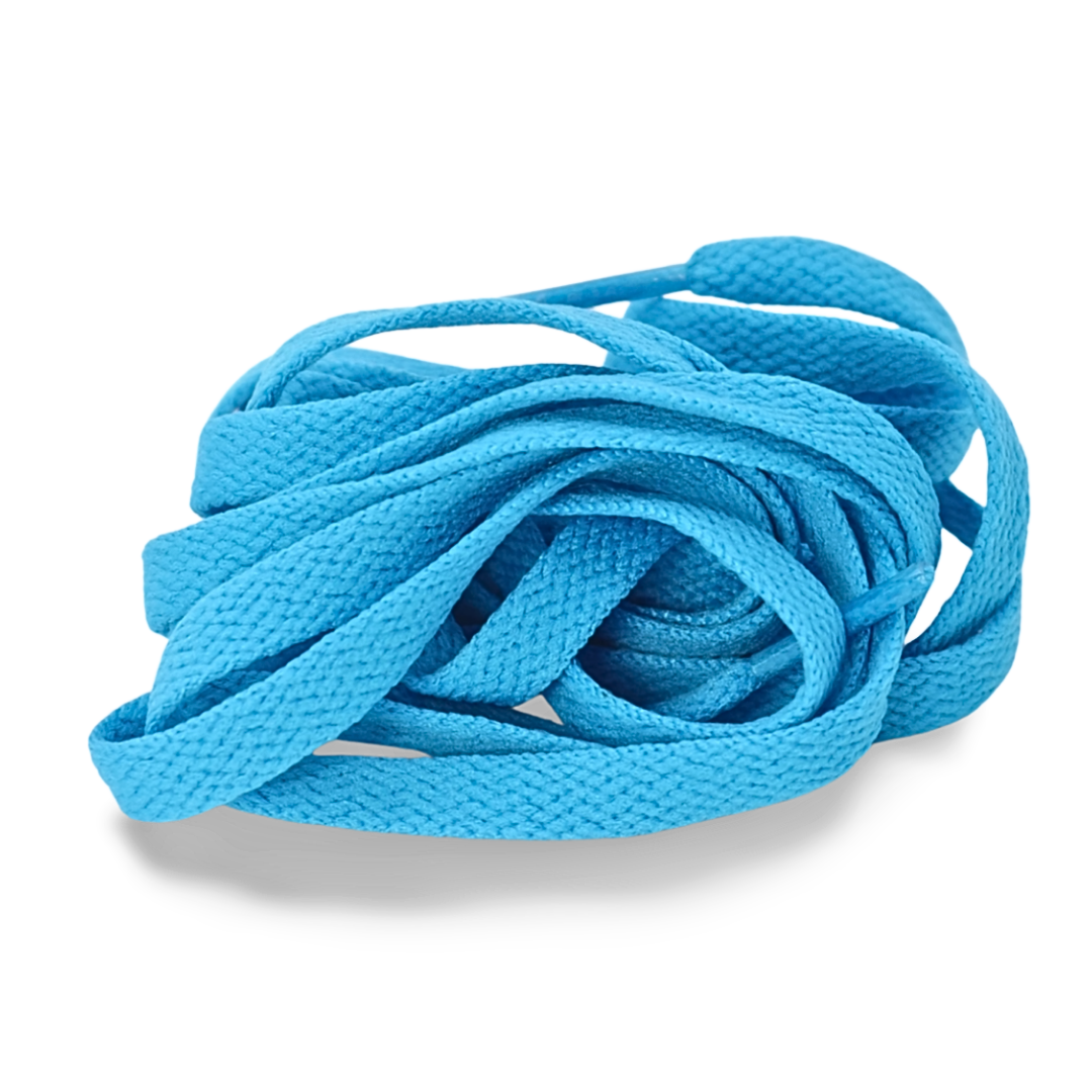 Bayside Blue flat laces