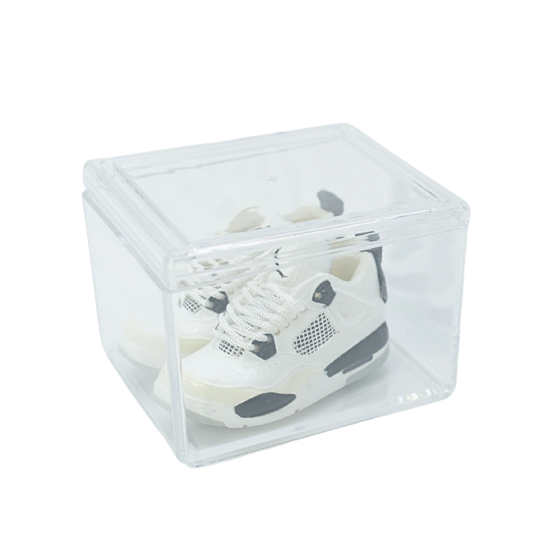 Miniature sneakers - Nike Air Jordan 4 Retro Military Black