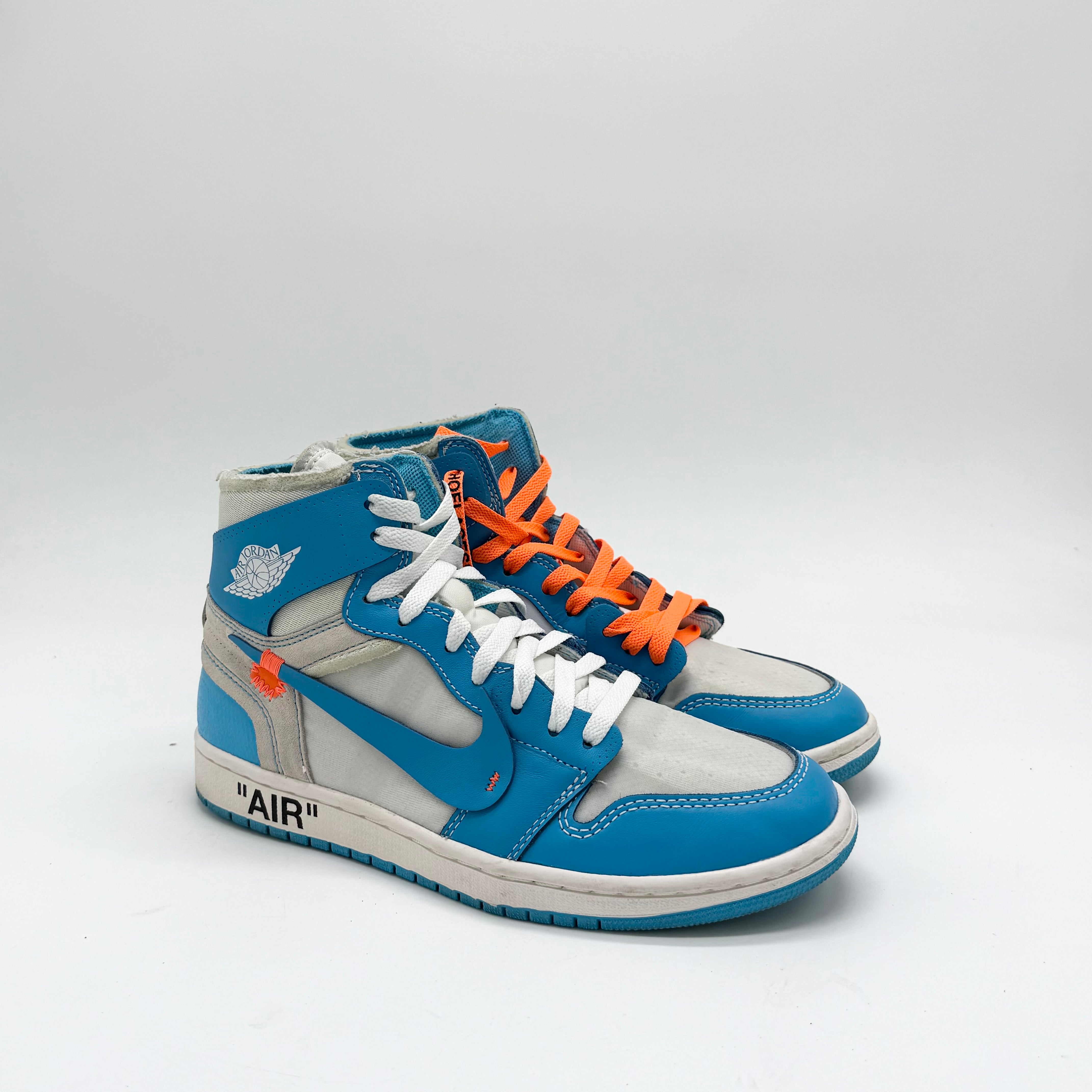 Nike Air Jordan 1 Retro High Off-White University Blue EU 41