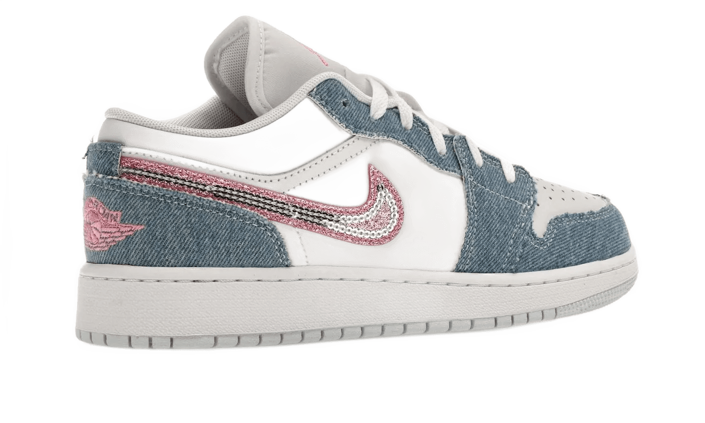 Nike Air Jordan 1 Low SE Denim Sequin - HQ2001-400