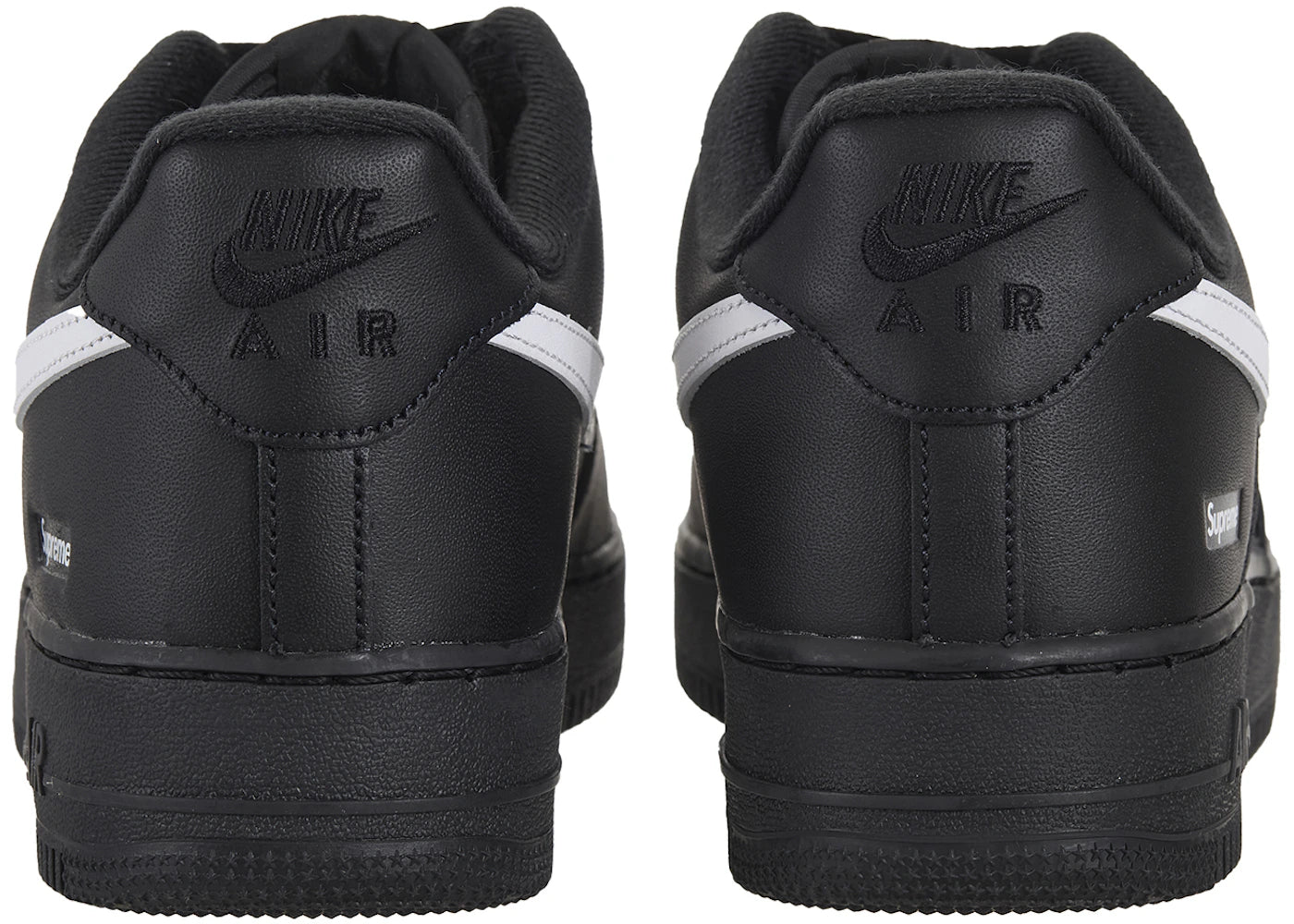 Nike Air Force 1 Low Supreme Black White - CU9225-002
