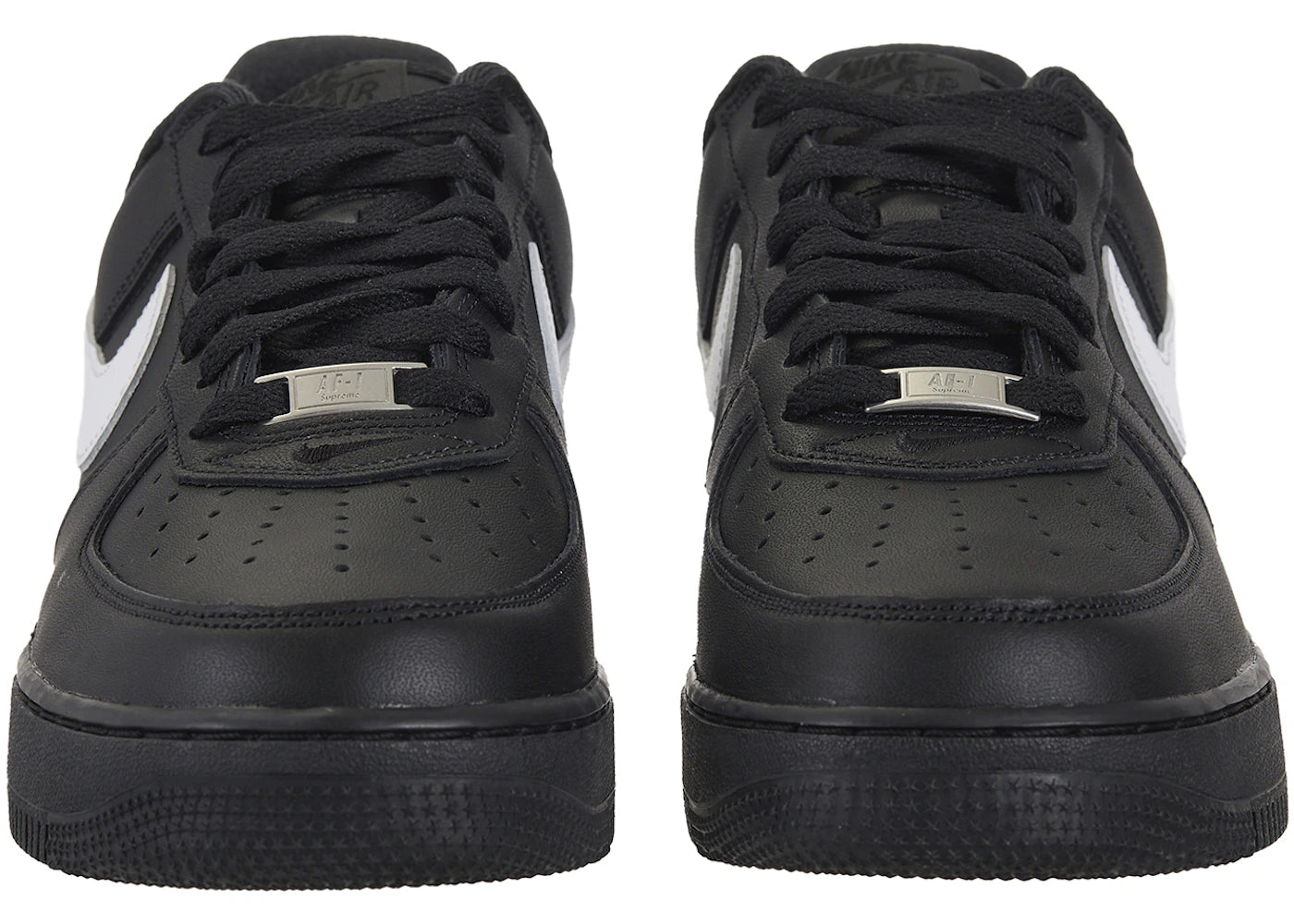 Nike Air Force 1 Low Supreme Black White - CU9225-002