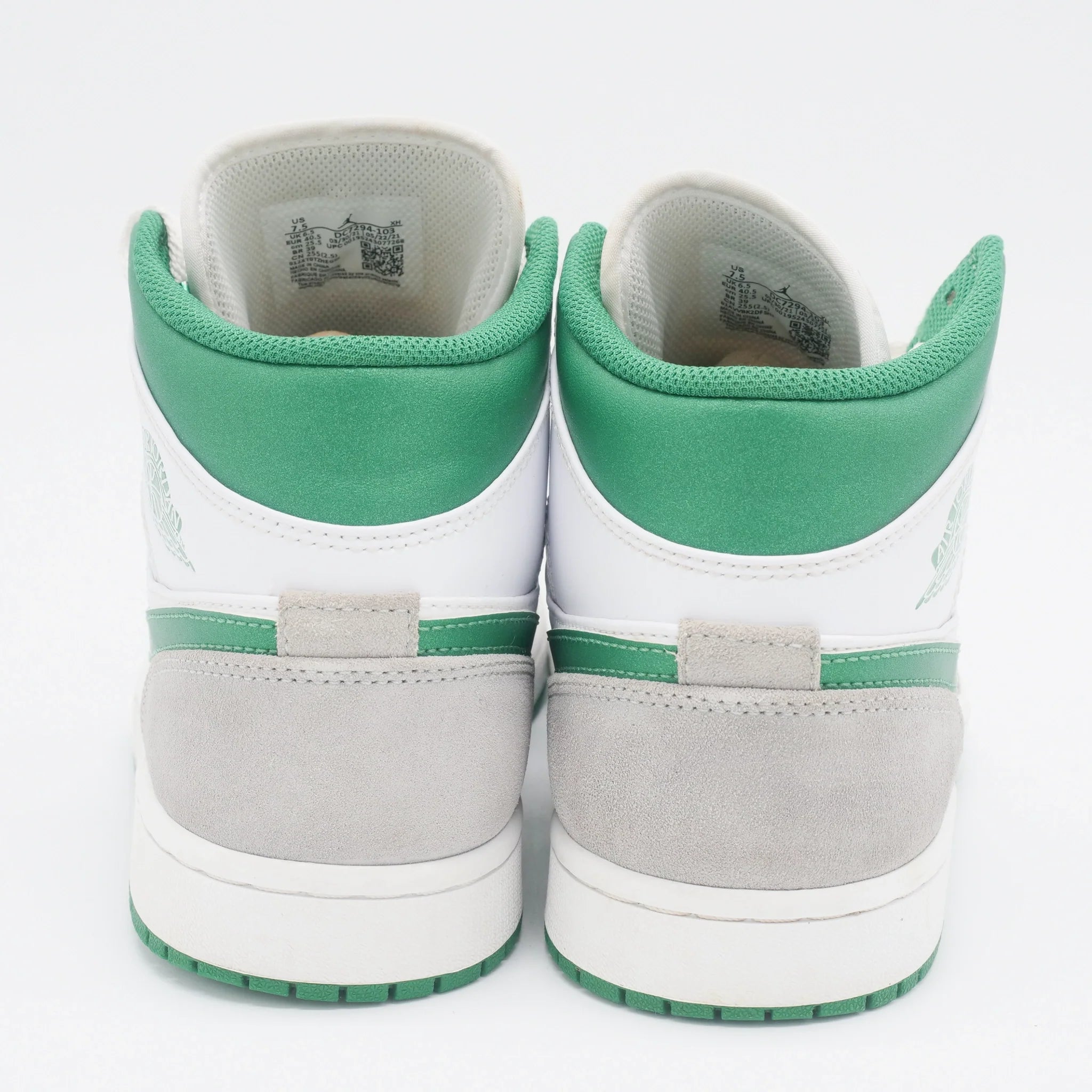 Air Jordan 1 Mid Grey Green - EU 40 1/2