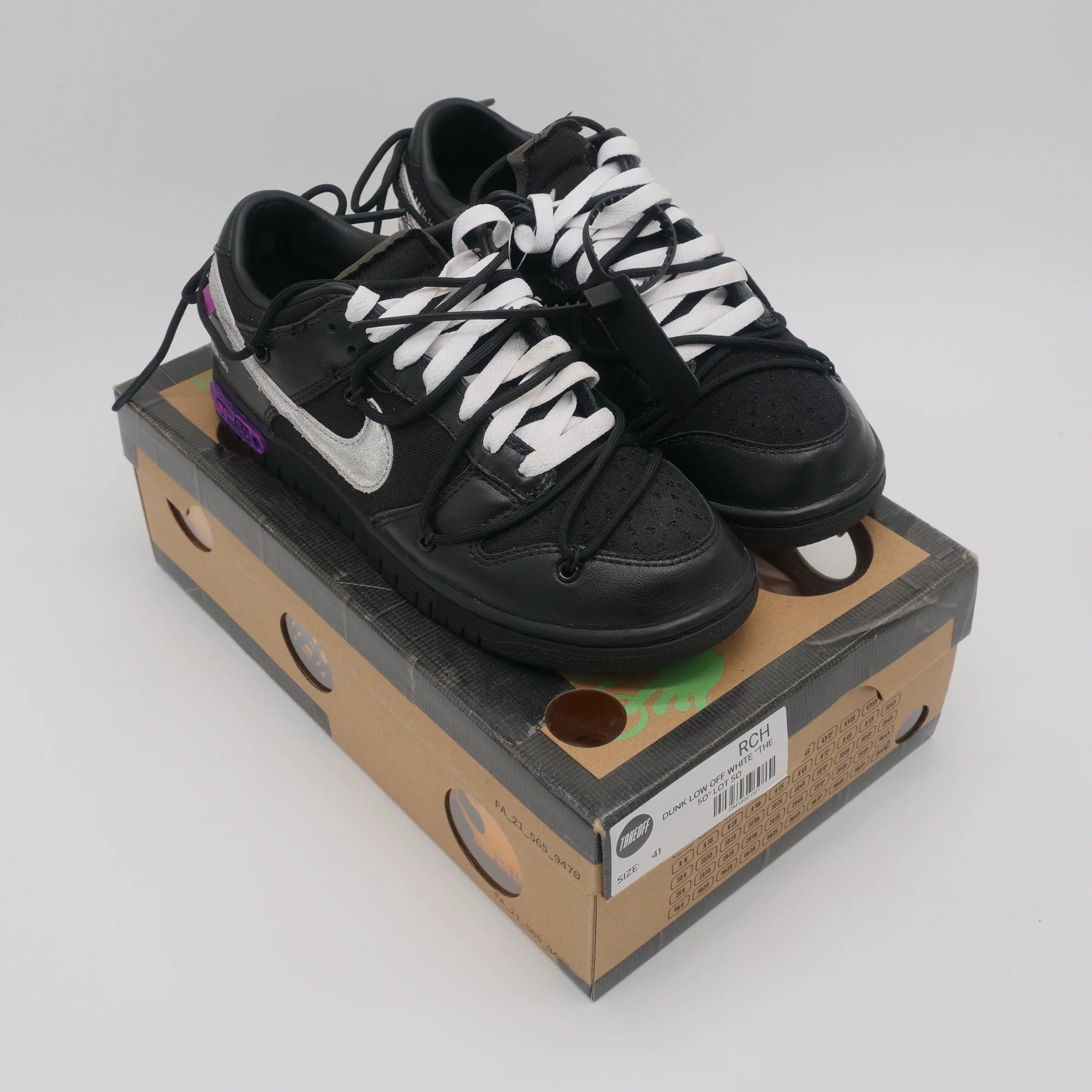 Nike Dunk Low x Off White Lot 50 - EU 41