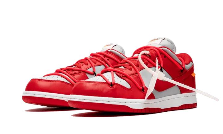 Dunk Low Off-White  University Red - CT0856-600