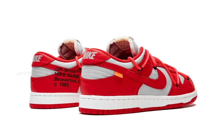 Dunk Low Off-White  University Red - CT0856-600