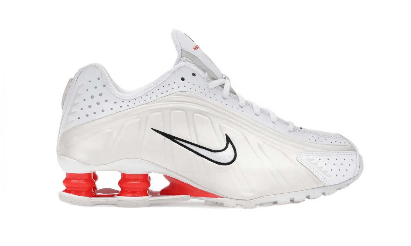 Nike Shox R4 White Phantom Picante Red - AR3565-103