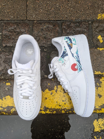 Kanagawa Wave Custom Sneakers