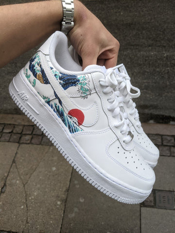 Kanagawa Wave Custom Sneakers